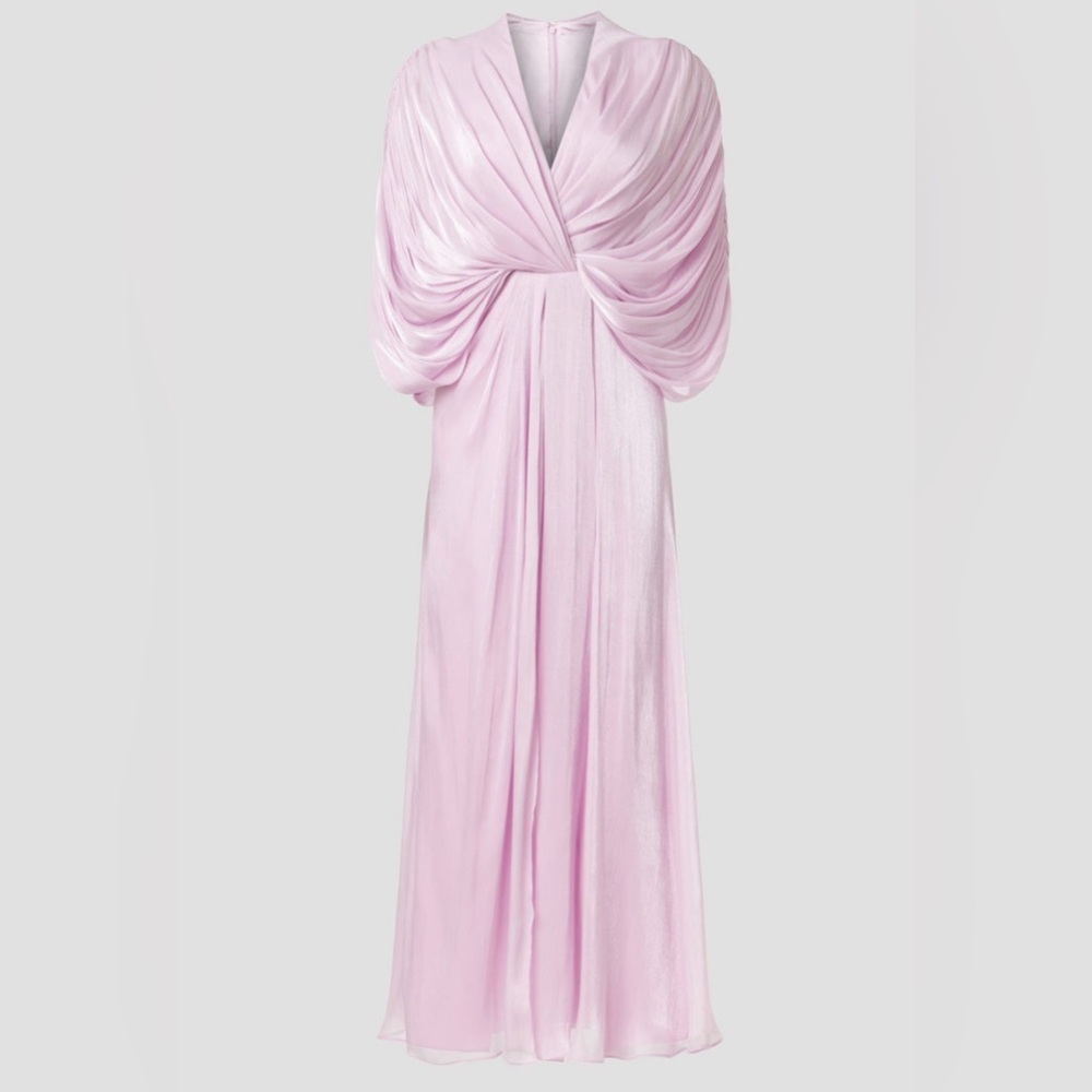 Badgley Mischka Drape Dolman Gown